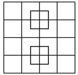 A figure with squares to be counted