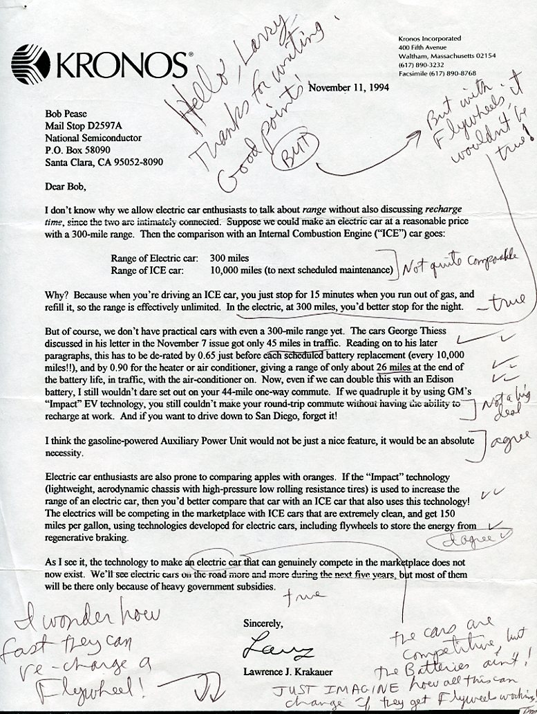 Bob Pease correspondence, page 1 of 4 Bob Pease correspondence, page 1 of 4